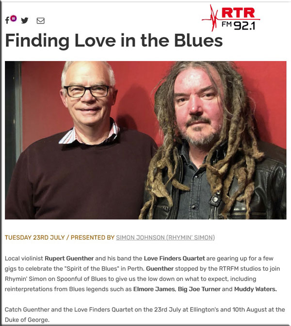 Spirit Of The Blues Interviews