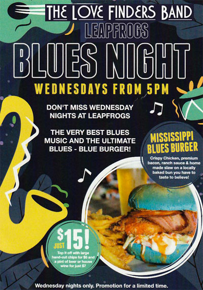 Leapfrogs Blues Night